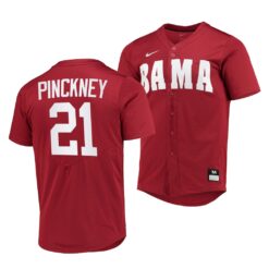 Alabama Crimson Tide Andrew Pinckney College Baseball Jersey Red