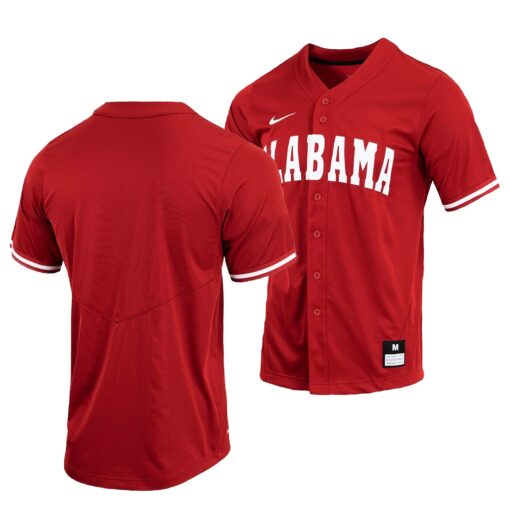 Alabama Crimson Tide College Baseball Crimson Replica Jersey