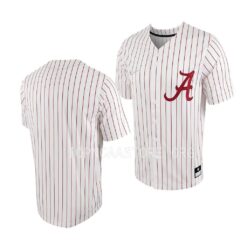 Alabama Crimson Tide College Baseball White Full-Button Jersey