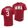 Alabama Crimson Tide Drew Williamson College Baseball Jersey Crimson