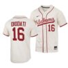 Alabama Crimson Tide Tommy Hunter College Baseball Jersey Crimson