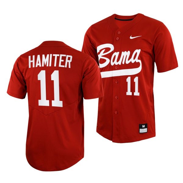 Alabama Crimson Tide William Hamiter College Baseball Jersey Crimson Alabama Crimson Tide William Hamiter College Baseball Jersey Crimson