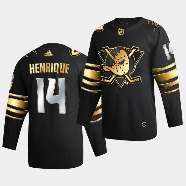 Anaheim Ducks Adam Henrique Golden Edition Limited Black Jersey Anaheim Ducks Adam Henrique Golden Edition Limited Black Jersey