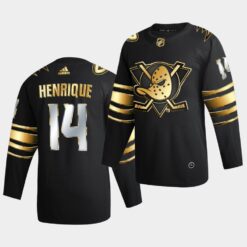 Anaheim Ducks Adam Henrique Golden Edition Limited Black Jersey