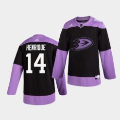 Anaheim Ducks Adam Henrique Hockey Fights Cancer Practice Jersey