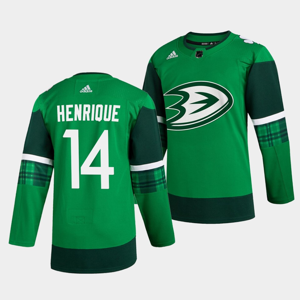 Anaheim Ducks Adam Henrique St. Patricks Day Green Jersey Anaheim Ducks Adam Henrique St. Patricks Day Green Jersey