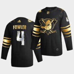 Anaheim Ducks Cam Fowler Golden Edition Limited Black Jersey