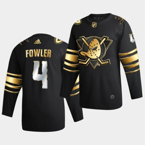Anaheim Ducks Cam Fowler Golden Edition Limited Black Jersey