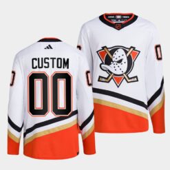 Anaheim Ducks Custom Anaheim Reverse White Jersey