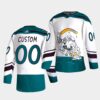 Anaheim Ducks Custom Reverse Third Orange Jersey