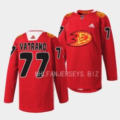 Anaheim Ducks Frank Vatrano 2023 Lunar New Year Red Jersey
