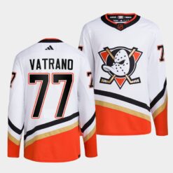 Anaheim Ducks Frank Vatrano Reverse White Jersey