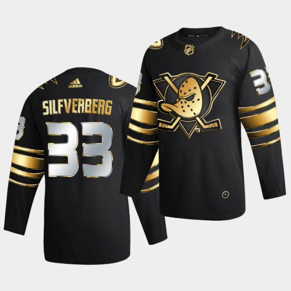 Anaheim Ducks Jakob Silfverberg Golden Edition Limited Black Jersey Anaheim Ducks Jakob Silfverberg Golden Edition Limited Black Jersey