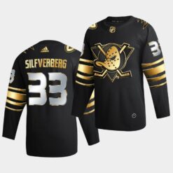 Anaheim Ducks Jakob Silfverberg Golden Edition Limited Black Jersey