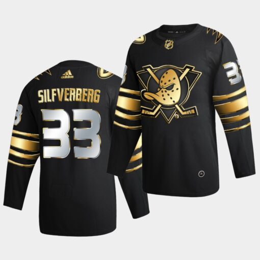 Anaheim Ducks Jakob Silfverberg Golden Edition Limited Black Jersey