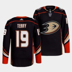 Anaheim Ducks Troy Terry Home Black Jersey