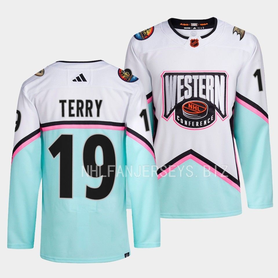 Anaheim Ducks Troy Terry Western Conference 2023 NHL All-Star White Jersey Anaheim Ducks Troy Terry Western Conference 2023 NHL All-Star White Jersey