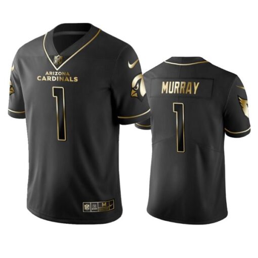 Arizona Cardinals Kyler Murray Black Golden Limited Jersey