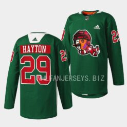 Arizona Coyotes Barrett Hayton Howliday Green Jersey