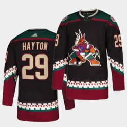 Arizona Coyotes Barrett Hayton Kachina Black Jersey