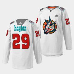 Arizona Coyotes Barrett Hayton Los Yotes Night White Jersey