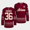 Arizona Coyotes Christian Fischer Away White Jersey Arizona Coyotes Christian Fischer Away White Jersey