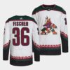 Arizona Coyotes Christian Fischer 2022-23 Desert Night Alternate Garnet Jersey