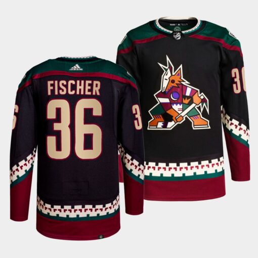 Arizona Coyotes Christian Fischer Home Black Jersey