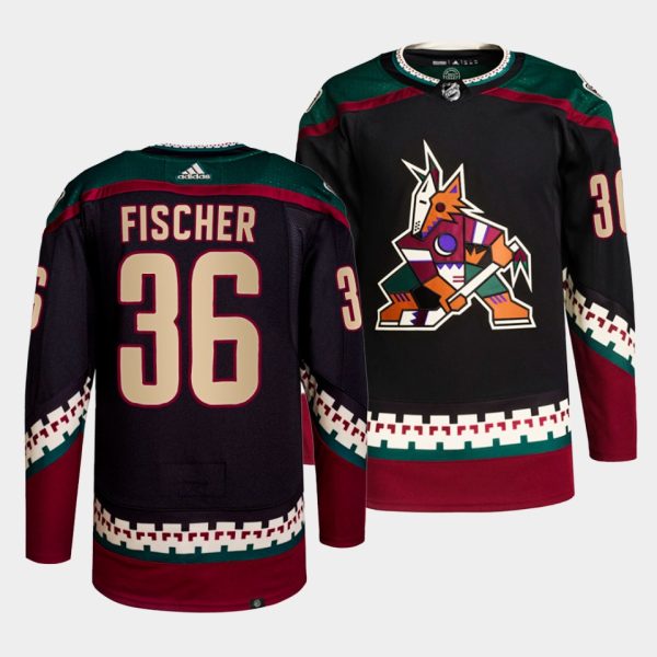 Arizona Coyotes Christian Fischer Home Black Jersey Arizona Coyotes Christian Fischer Home Black Jersey