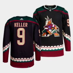 Arizona Coyotes Clayton Keller Home Black Jersey