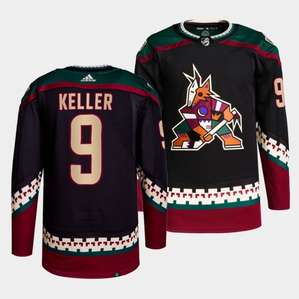 Arizona Coyotes Clayton Keller Home Black Jersey Arizona Coyotes Clayton Keller Home Black Jersey