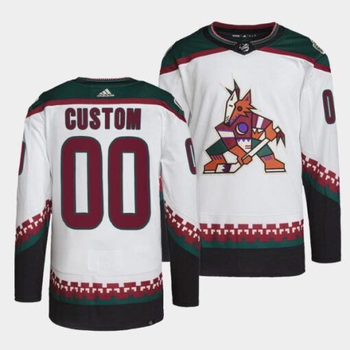 Arizona Coyotes Custom Away White Jersey