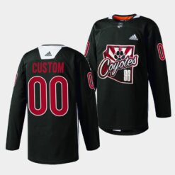 Arizona Coyotes Custom Night Special Black Jersey