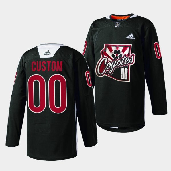 Arizona Coyotes Custom Night Special Black Jersey Arizona Coyotes Custom Night Special Black Jersey