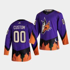 Arizona Coyotes Custom Reverse Purple Jersey