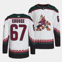 Arizona Coyotes Lawson Crouse Away White Jersey