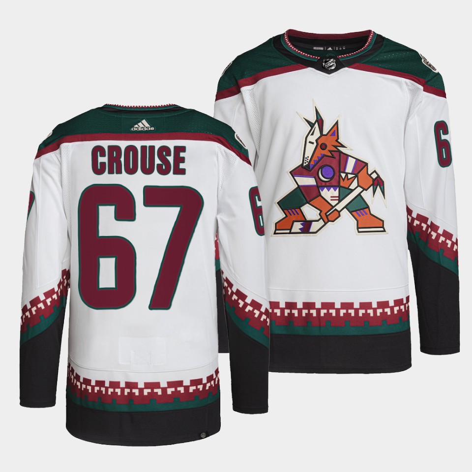 Arizona Coyotes Lawson Crouse Away White Jersey Arizona Coyotes Lawson Crouse Away White Jersey