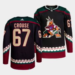 Arizona Coyotes Lawson Crouse Home Black Jersey