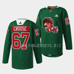 Arizona Coyotes Lawson Crouse Howliday Green Jersey