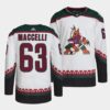 Arizona Coyotes Matias Maccelli 2022-23 Desert Night Alternate Garnet Jersey