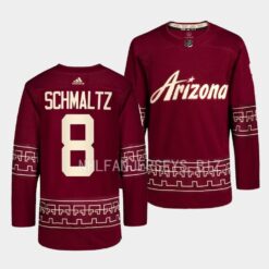 Arizona Coyotes Nick Schmaltz 2022-23 Desert Night Alternate Garnet Jersey