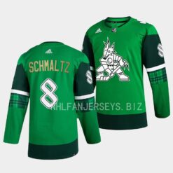 Arizona Coyotes Nick Schmaltz 2023 St. Patricks Day Green Jersey
