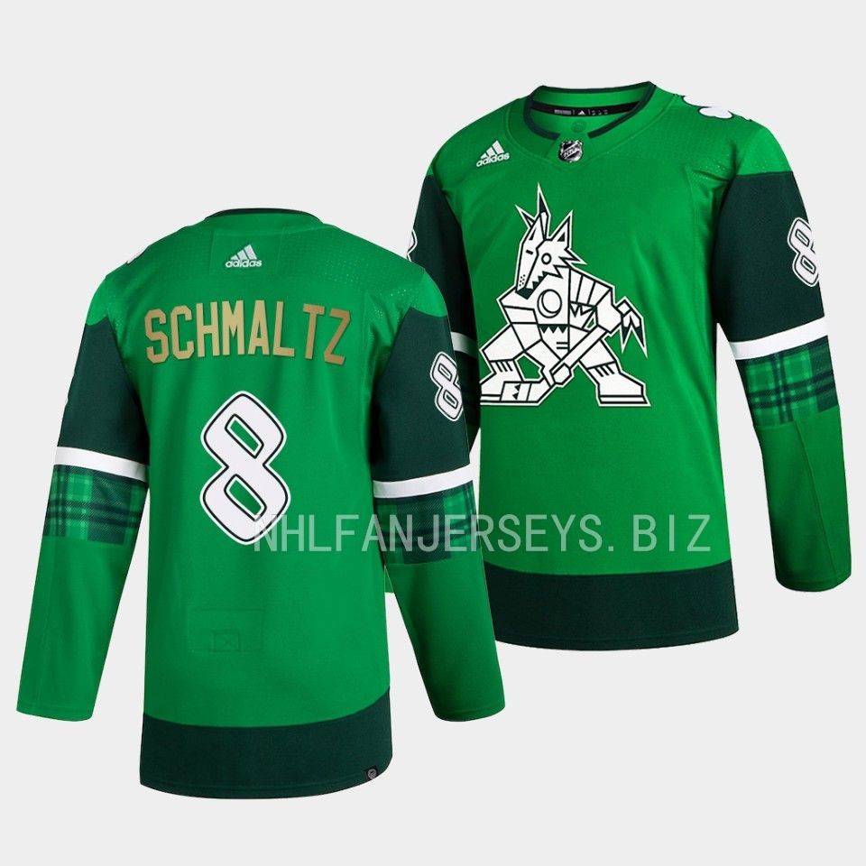 Arizona Coyotes Nick Schmaltz 2023 St. Patricks Day Green Jersey Arizona Coyotes Nick Schmaltz 2023 St. Patricks Day Green Jersey