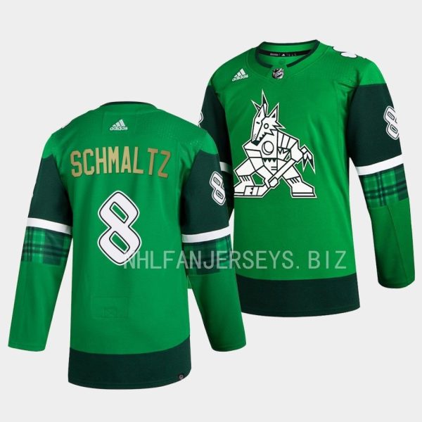 Arizona Coyotes Nick Schmaltz 2023 St. Patricks Day Green Jersey Arizona Coyotes Nick Schmaltz 2023 St. Patricks Day Green Jersey