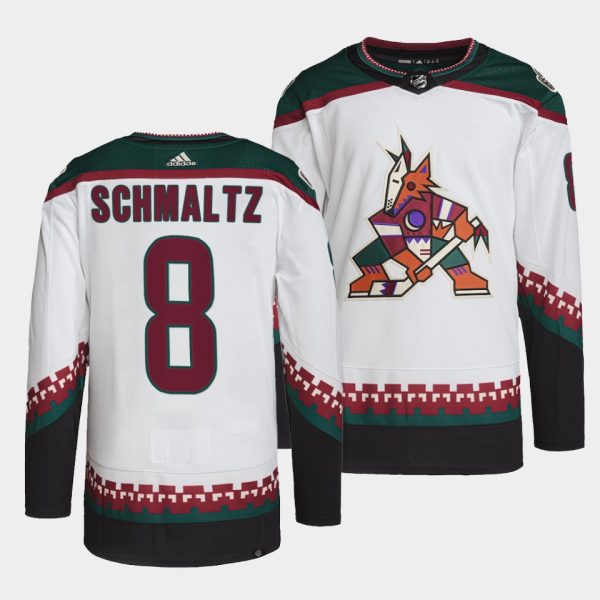 Arizona Coyotes Nick Schmaltz Away White Jersey Arizona Coyotes Nick Schmaltz Away White Jersey