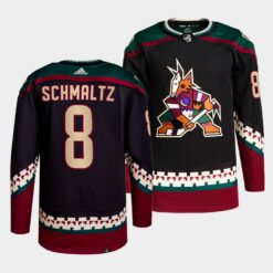 Arizona Coyotes Nick Schmaltz Home Black Jersey