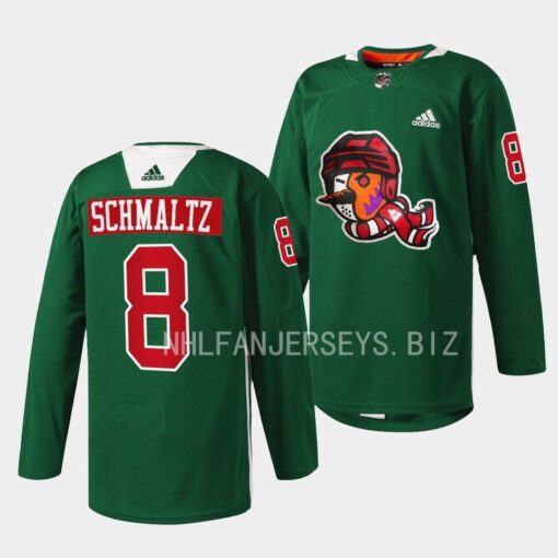 Arizona Coyotes Nick Schmaltz Howliday Green Jersey