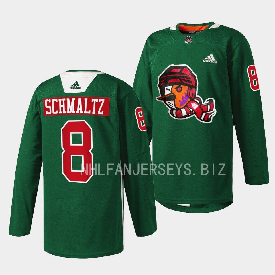 Arizona Coyotes Nick Schmaltz Howliday Green Jersey Arizona Coyotes Nick Schmaltz Howliday Green Jersey
