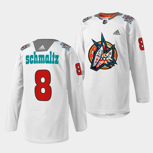 Arizona Coyotes Nick Schmaltz Los Yotes Night White Jersey Arizona Coyotes Nick Schmaltz Los Yotes Night White Jersey