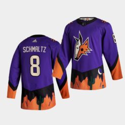 Arizona Coyotes Nick Schmaltz Reverse Purple Jersey